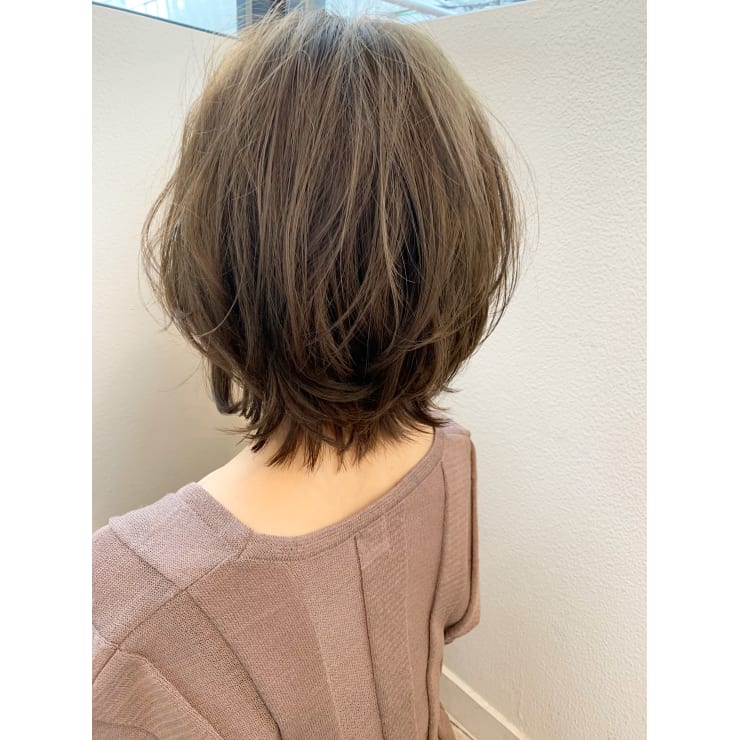 小顔にみせるダブルバング ブランジュショート Maria By Afloat マリアバイアフロート のヘアスタイル 美容院 美容室を予約するなら楽天ビューティ