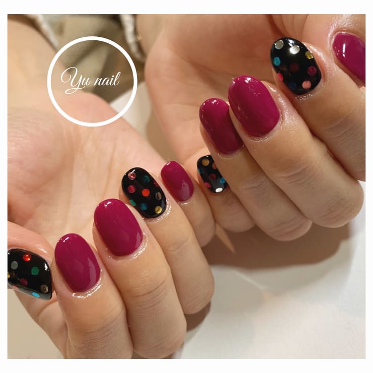 カラフルドットネイル Yu Nail ユーネイル のネイルデザイン ネイル まつげサロンを予約するなら楽天ビューティ