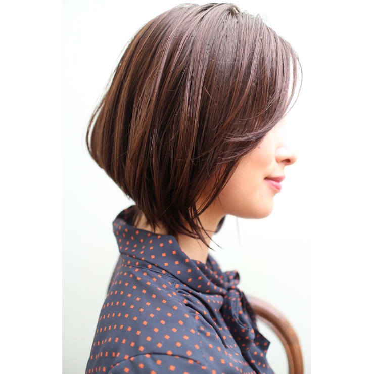 ３０代４０代オススメ 菅野美穂さん風 結べるボブ Beautrium 銀座265 ビュートリアム のヘアスタイル 美容院 美容室を予約するなら楽天ビューティ