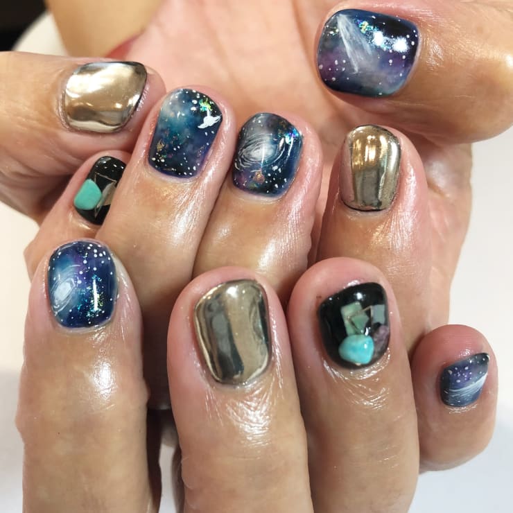宇宙ネイル Mod S Hair 西宮店 モッズヘア のネイルデザイン ネイル まつげサロンを予約するなら楽天ビューティ