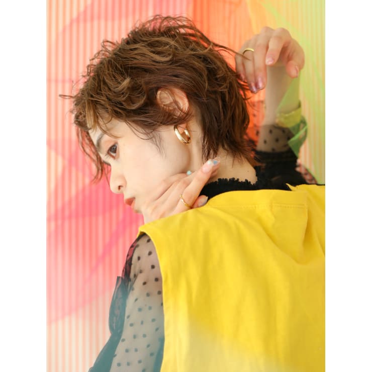 センシュアルショート スパイラルパーマ ガレット梅田 Galette Umeda ガレットウメダ のヘアスタイル 美容院 美容室を予約するなら楽天ビューティ