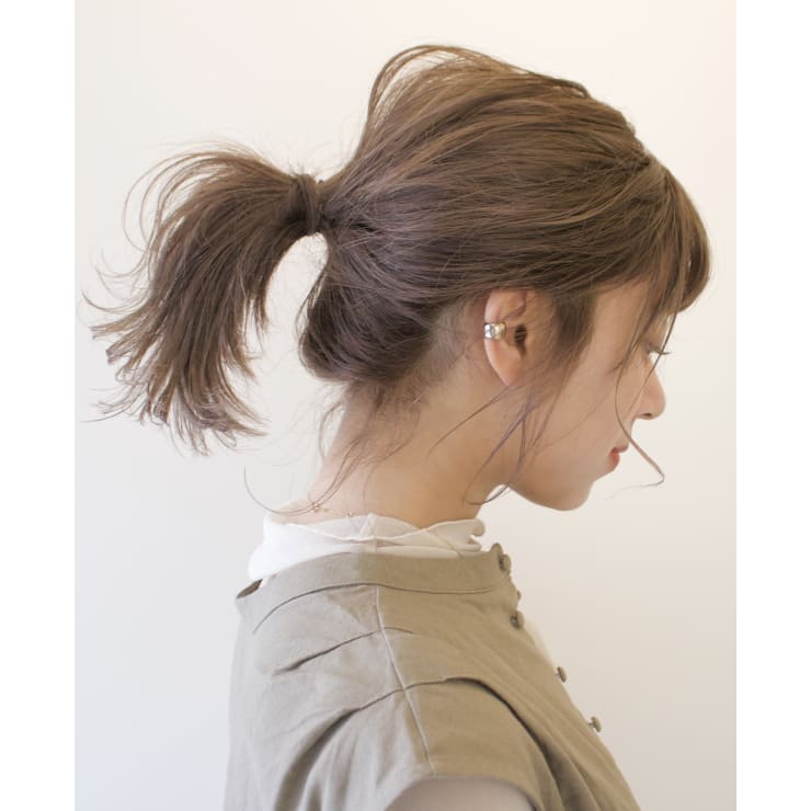 ラフポニーテールアレンジ Tela テーラ のヘアスタイル 美容院 美容室を予約するなら楽天ビューティ