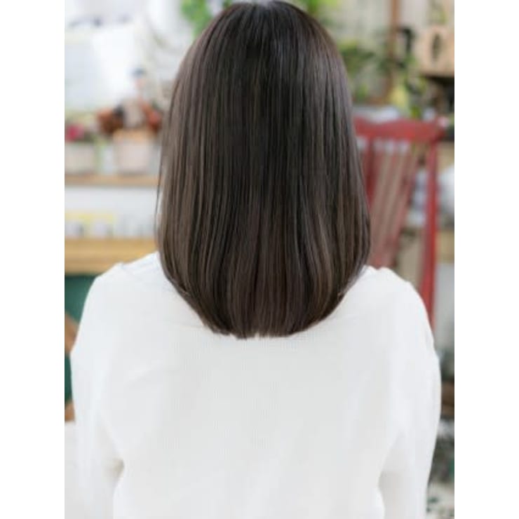 色っぽい 黒髪ワンカール小顔ロブスタイル 簡単スタイリング Cover Hair Bliss 大宮西口店 カバーヘアブリス オオミヤニシグチテン のヘアスタイル 美容院 美容室を予約するなら楽天ビューティ