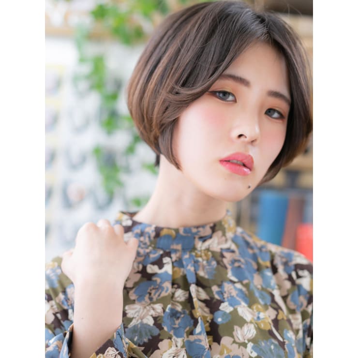 王道 センターパートひし形ショート大人ボブ ダブルバング Cover Hair Spa Bliss 浦和西口店 カバーヘア アンド スパブリス ウラワニシグチテン のヘアスタイル 美容院 美容室を予約するなら楽天ビューティ