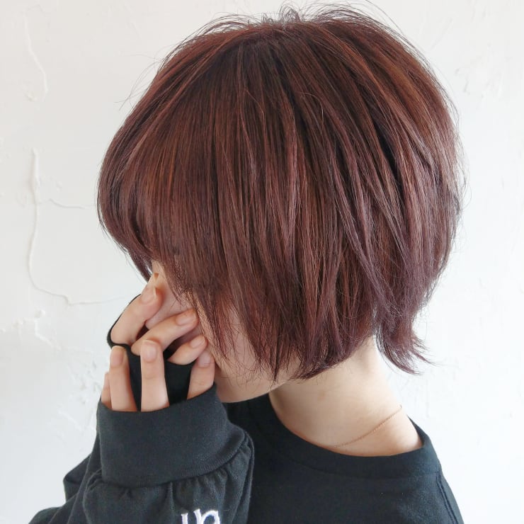 ナチュラル ウルフ ボブ レイヤーボブ 伊勢崎市 Add9 アドナインス 伊勢崎店 アドナインスイセサキテン のヘアスタイル 美容院 美容室を予約するなら楽天ビューティ