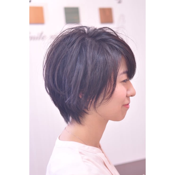 大人かわいいショートボブ Hair Make Feryne 中野 ヘッドスパ ヘアーメイク フェリーネ のヘアスタイル 美容院 美容室を予約するなら楽天ビューティ