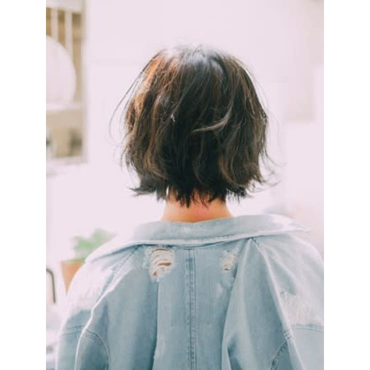 ナチュラルパーマボブ Fare Tsurumi ファーレツルミ のヘアスタイル 美容院 美容室を予約するなら楽天ビューティ