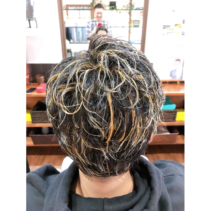 パーマ メッシュ Sanpa Hair サンパヘア のヘアスタイル 美容院 美容室を予約するなら楽天ビューティ