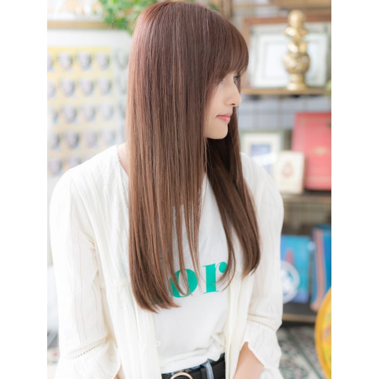 外国人風 エキゾチック小顔ストレート トリートメント Cover Hair Bliss 北浦和西口店 髪質改善 縮毛矯正 ヘッドスパ カバーヘアブリス キタウラワニシグチテン のヘアスタイル 美容院 美容室を予約するなら楽天ビューティ