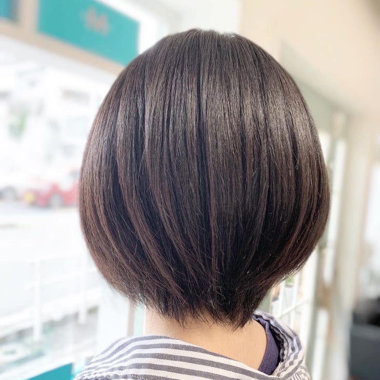 くびれショートボブ L Ism エルイズム のヘアスタイル 美容院 美容室を予約するなら楽天ビューティ