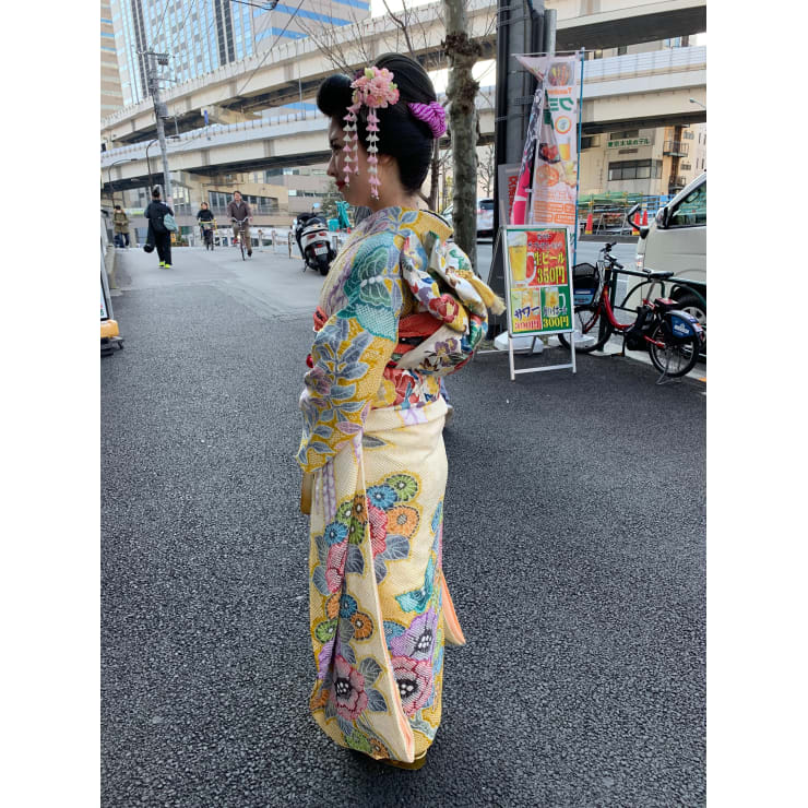 成人式振袖着付けヘアセット 新日本髪 Mystere Restaresta ミステール リスタリスタ のヘアスタイル 美容院 美容室を予約するなら楽天ビューティ