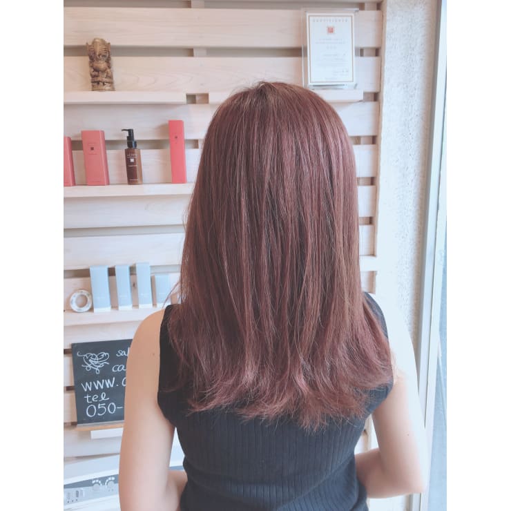 ピンクアッシュ Salon De Castillo 髪質改善 サロンドカスティーロ カミシツカイゼン のヘアスタイル 美容院 美容室を予約するなら楽天ビューティ