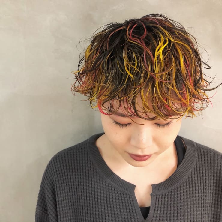 マッシュショートパーマ Atacca Ungu アタッカアングゥ のヘアスタイル 美容院 美容室を予約するなら楽天ビューティ