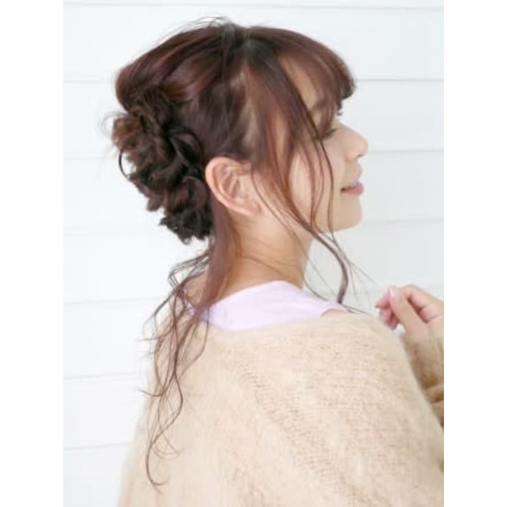 大人可愛いタイトロープ編みアレンジ Earth Coiffure Beaute 熊谷店 アースコアフュールボーテ クマガヤテン のヘアスタイル 美容院 美容室を予約するなら楽天ビューティ