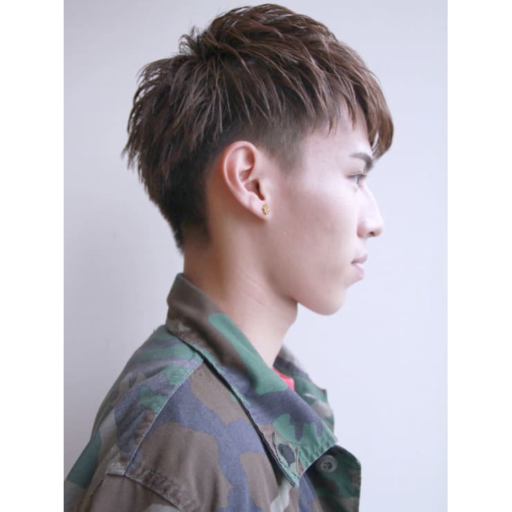 ツーブロックマッシュショート Hair Make Flencia ヘアメイクフレンシア のヘアスタイル 美容院 美容室を予約するなら楽天ビューティ