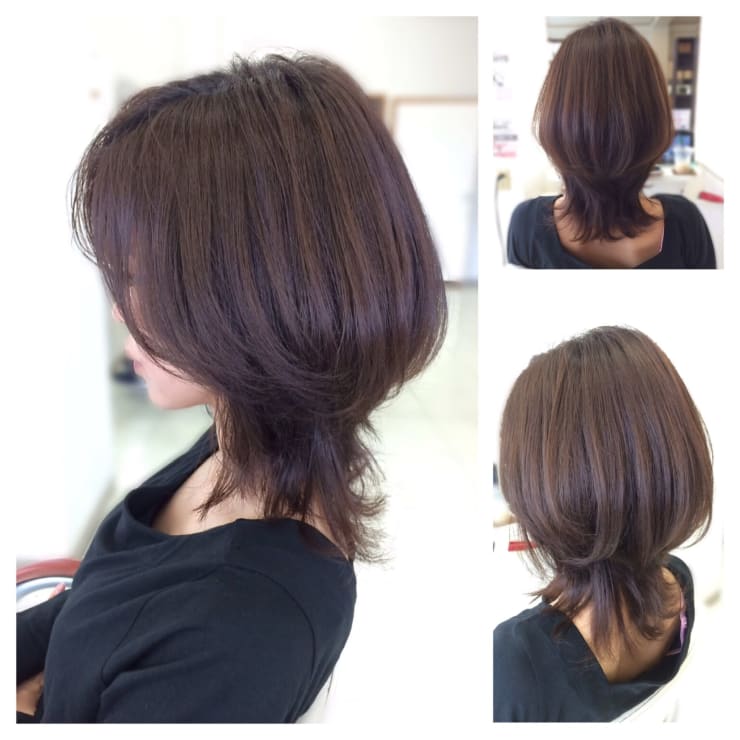 ☆ひし形 大人レイヤースタイル☆ | Hair VERDE(ヘアー ヴェルデ)の