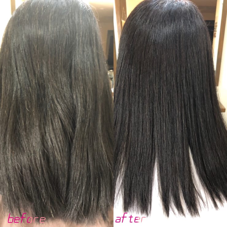 リタッチ Premiumカラートリートメント ストレート 白髪染めサロン アーダ ストレートアンドシラガゾメサロンアーダ のヘアスタイル 美容院 美容室を予約するなら楽天ビューティ