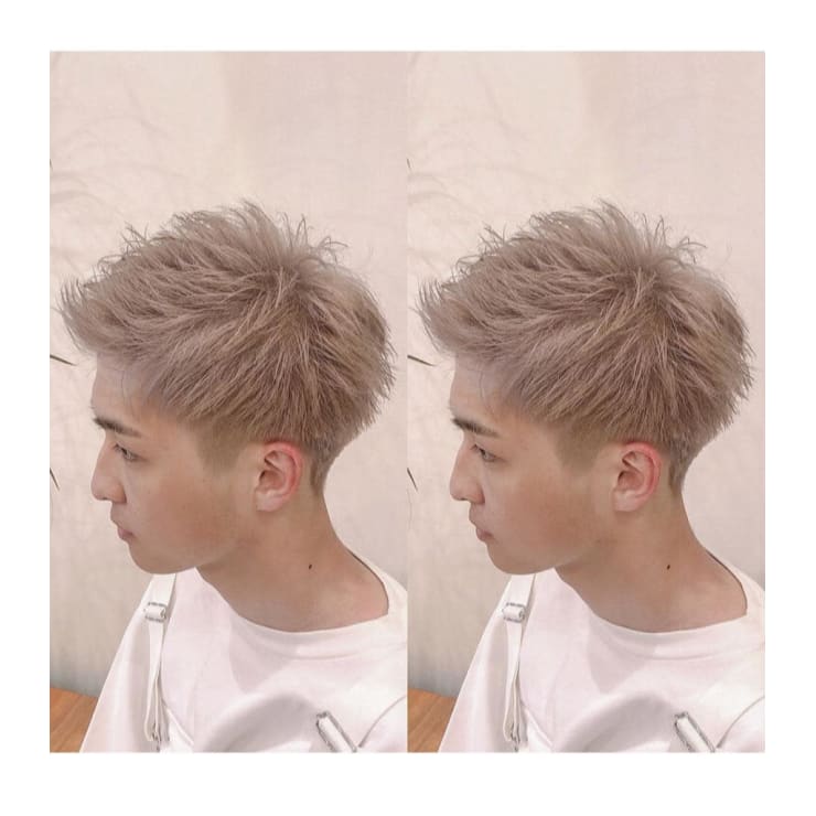 シルバーアッシュ 刈り上げツーブロック Regalo レガロ のヘアスタイル 美容院 美容室を予約するなら楽天ビューティ