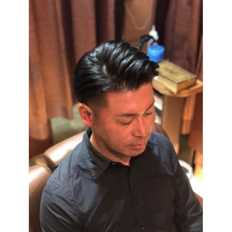 30代後半男のツヤだしビジネスマンカットコース ヘアーモードキクチ 銀座店 ヘアーモードキクチ のヘアスタイル 美容院 美容室 を予約するなら楽天ビューティ