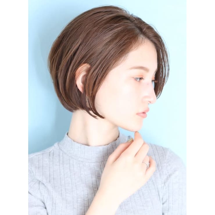 40代50代大人のショートとボブの間 Beautrium Ginza ビュートリアム のヘアスタイル 美容院 美容室を予約するなら楽天ビューティ
