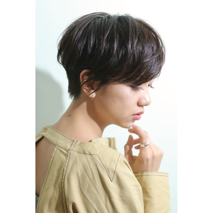 乾かすだけでキマる 大人のこなれショート Beautrium 銀座265 ビュートリアム のヘアスタイル 美容院 美容室を予約するなら楽天ビューティ