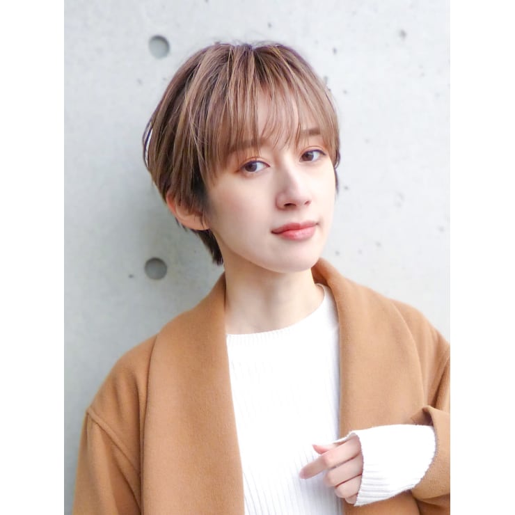 韓国風ハンサムショート Hairsalon Breen Tokyo ブリーントウキョウ のヘアスタイル 美容院 美容室を予約するなら楽天ビューティ