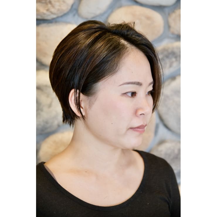 ナチュラルメッシュ大人可愛いショートボブ Beautrium 七里ヶ浜 ビュートリアム のヘアスタイル 美容院 美容室を予約するなら楽天ビューティ