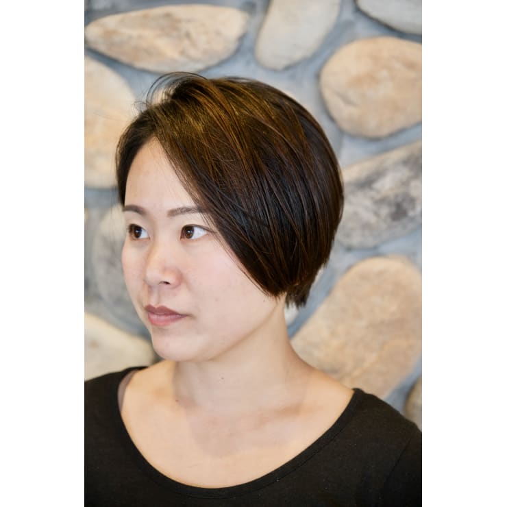 ナチュラルメッシュ大人可愛いショートボブ Beautrium 七里ヶ浜 ビュートリアム のヘアスタイル 美容院 美容室を予約するなら楽天ビューティ