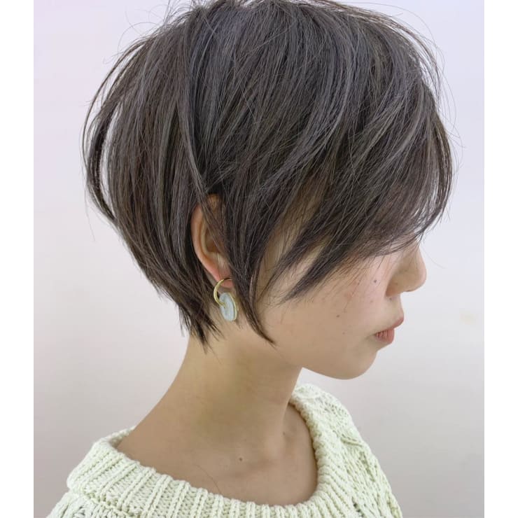 バイオレットグレージュ ハンサムショート Crea茅ヶ崎 クレア バイオレットグレージュ ハンサムショート Crea茅ヶ崎 クレア