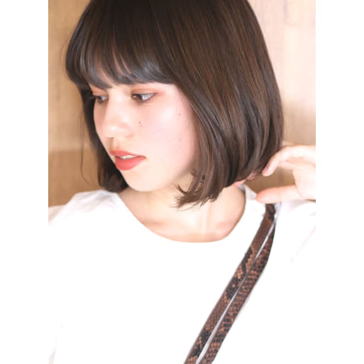 丸みが可愛い 結べるミニボブ Beautrium Ginza ビュートリアム のヘアスタイル 美容院 美容室を予約するなら楽天ビューティ