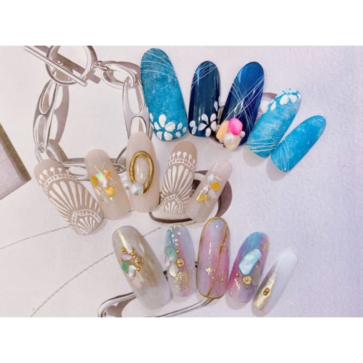ゴージャスデザイン Bellezzanailschool Salon ベレッツァ のネイルデザイン ネイル まつげサロンを予約するなら楽天ビューティ