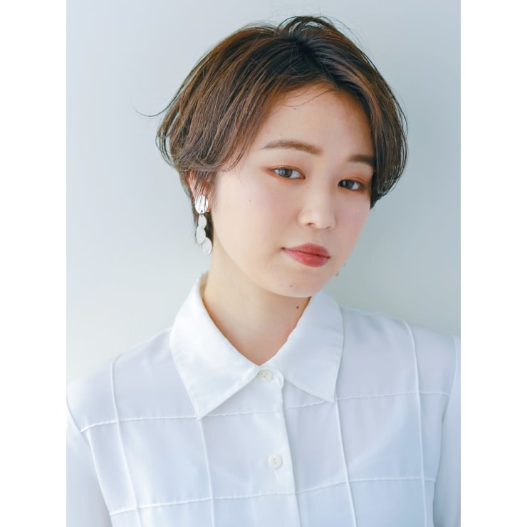 10代 40代まで人気 大人可愛い小顔ハンサムショートカット Atelier Ittowa アトリエイトワ のヘアスタイル 美容院 美容室を予約するなら楽天ビューティ