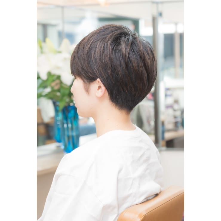 ショート 【ソフト刈り上げ × 耳掛け × マッシュ 】 | HAIR GENTIL