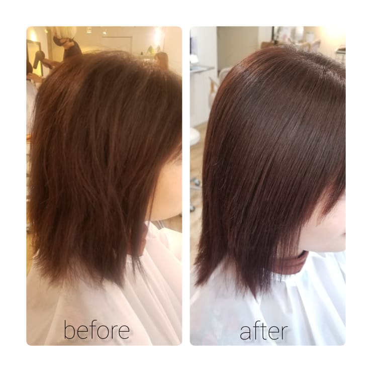 信じられない と声が多数 クセで硬い髪の毛もなめらか手触りに変わる髪質改善avantプレミアム縮毛矯 Avant アバント のこだわり特集 美容院 美容室を予約するなら楽天ビューティ