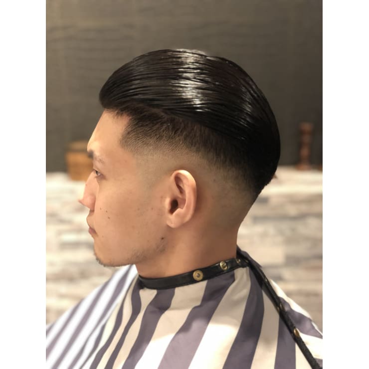スリックバック Bar Ber Shop Regalo バーバーショップレガロ のヘアスタイル 美容院 美容室を予約するなら楽天ビューティ