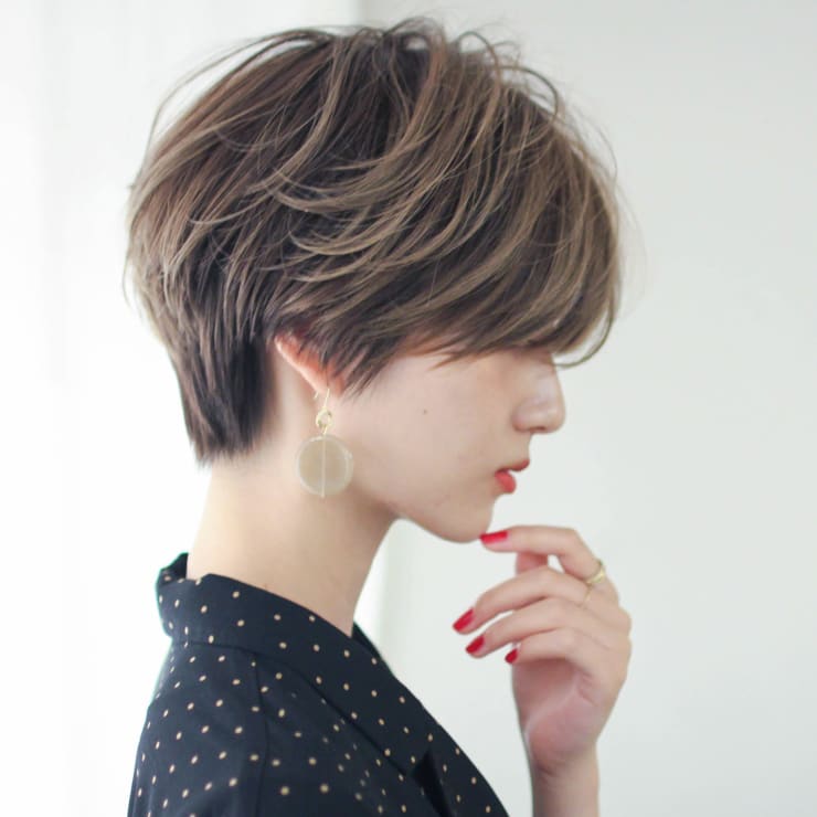 くびれショート 大人美人 ショートヘア 髪型 小顔 境勇人 Circus By Beautrium 青山 サーカスバイビュートリアム アオヤマ の ヘアスタイル 美容院 美容室を予約するなら楽天ビューティ