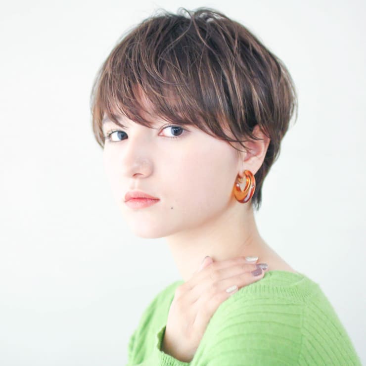前髪長めのくびれショート 大人かわいい ひし形 境勇人 Circus By Beautrium 青山 サーカスバイビュートリアム アオヤマ のヘアスタイル 美容院 美容室を予約するなら楽天ビューティ