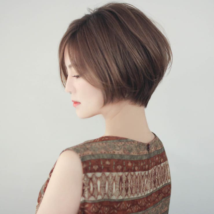 大人美人ショート 前髪なし くびれショート ひし形 境勇人 Circus By Beautrium 青山 サーカスバイビュートリアム アオヤマ のヘアスタイル 美容院 美容室を予約するなら楽天ビューティ