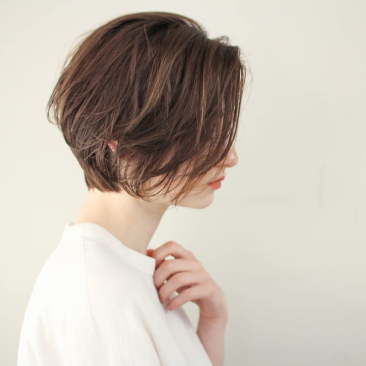 大人くびれショート 前下がり 前髪なし ３０代４０代 境勇人 Circus By Beautrium 青山 サーカスバイビュートリアム アオヤマ の ヘアスタイル 美容院 美容室を予約するなら楽天ビューティ