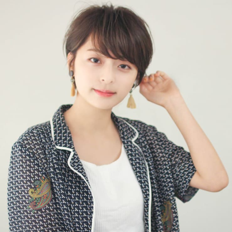 面長をカバーできる前髪ありショートヘア Circus By Beautrium 青山 サーカスバイビュートリアム アオヤマ のヘアスタイル 美容院 美容室を予約するなら楽天ビューティ