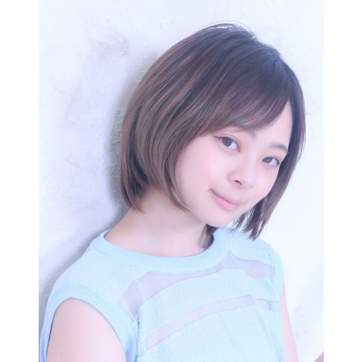 大人きれいなひし形ショートボブ 30代40代50代 Cannoa Hair Beauty カノア ヘア アンド ビューティ のヘアスタイル 美容院 美容室を予約するなら楽天ビューティ