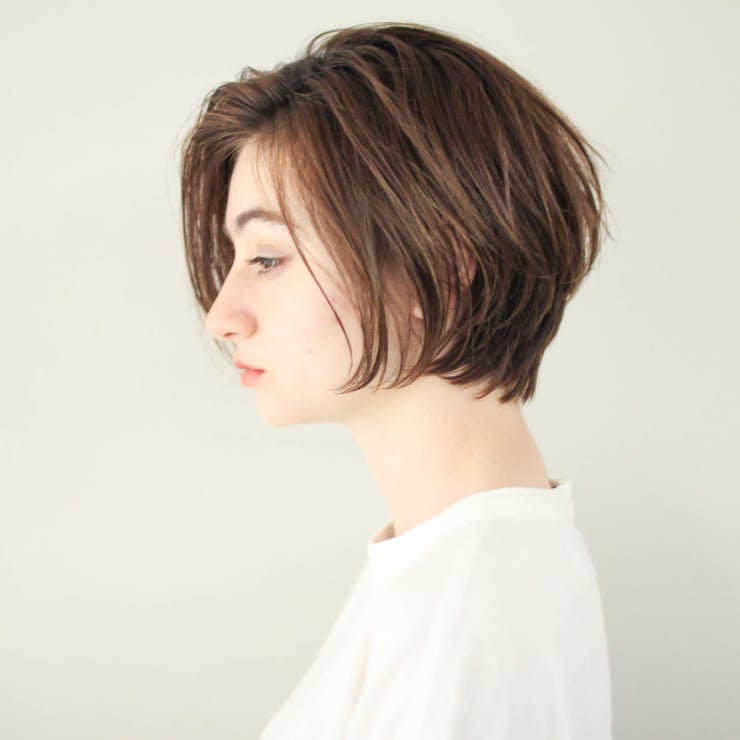 長めショート 前髪なし 前下がり くびれショート ひし形 Circus By Beautrium 青山 サーカスバイビュートリアム アオヤマ のヘアスタイル 美容院 美容室を予約するなら楽天ビューティ