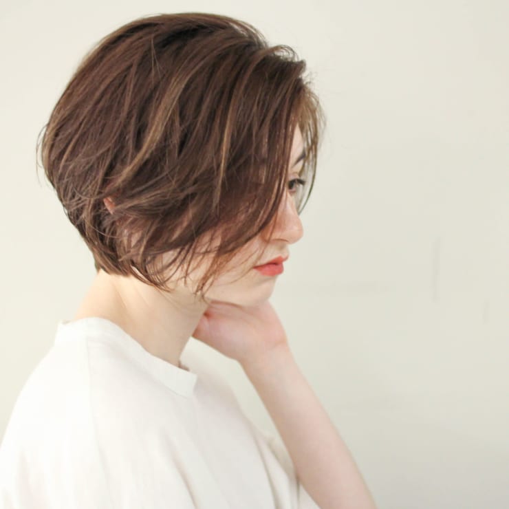 長めショート 前髪なし 前下がり くびれショート ひし形 Circus By Beautrium 青山 サーカスバイビュートリアム アオヤマ のヘアスタイル 美容院 美容室を予約するなら楽天ビューティ