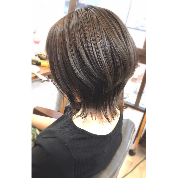 ソフトウルフ グレージュ Gift Hair Salon ギフト のヘアスタイル 美容院 美容室を予約するなら楽天ビューティ