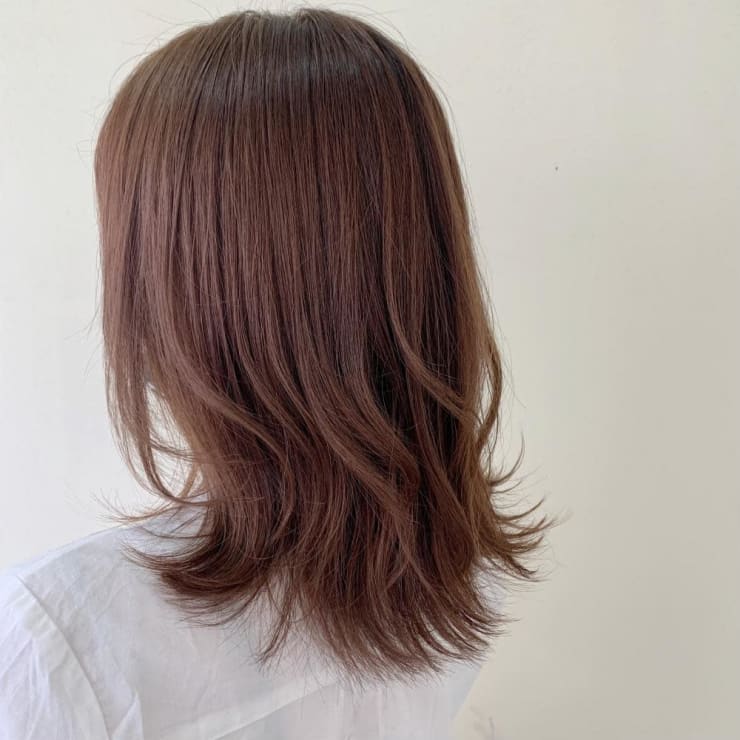 ピンクアッシュ ミディアム Luana Hair Treatment ルアナヘアーアンドトリートメント のヘアスタイル 美容院 美容室を予約するなら楽天ビューティ