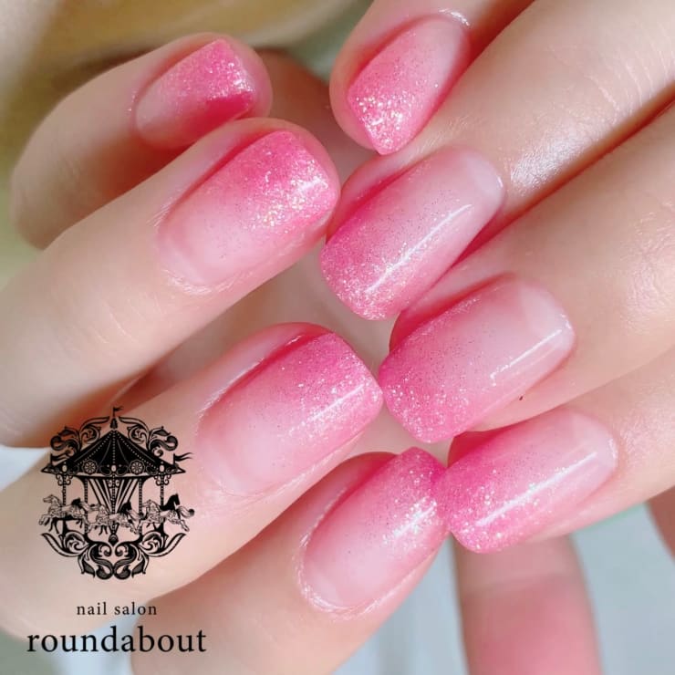 ピンクネイル Nailsalon Roundabout ネイルサロンラウンドアバウト のネイルデザイン ネイル まつげサロンを予約するなら楽天ビューティ