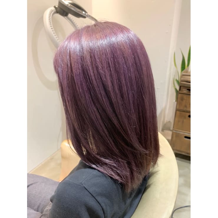 秋冬の濃い紫 モーブバイオレットカラー Hair Make Opsis オプシス のヘアスタイル 美容院 美容室を予約するなら楽天ビューティ 秋冬の濃い紫 モーブバイオレットカラー Hair Make Opsis オプシス のヘアスタイル 美容院 美容室を予約するなら楽天ビューティ