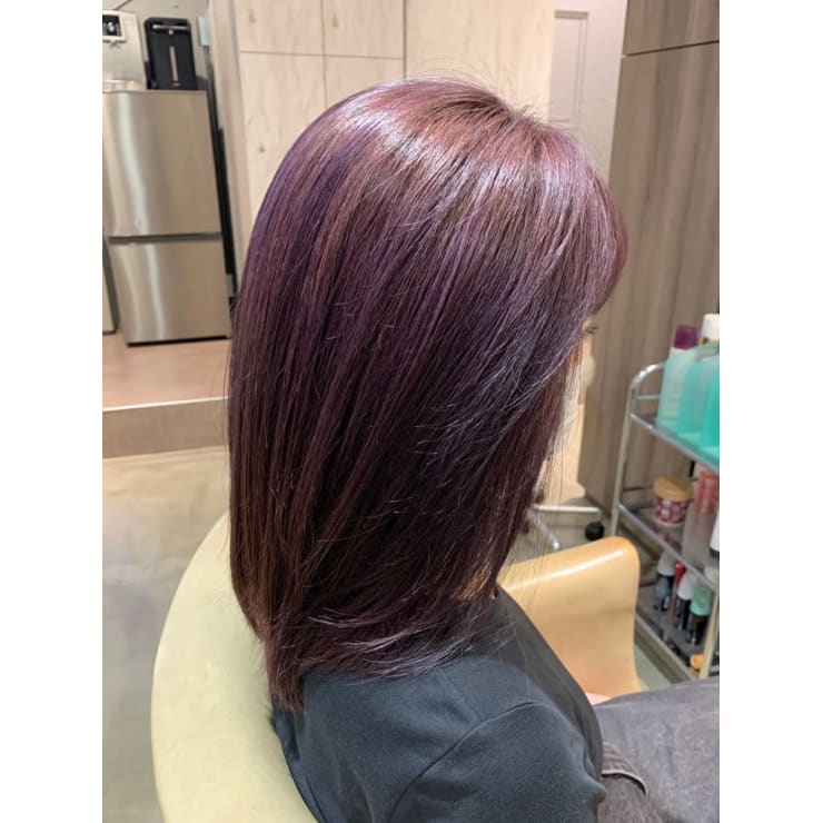 秋冬の濃い紫 モーブバイオレットカラー Hair Make Opsis オプシス のヘアスタイル 美容院 美容室を予約するなら楽天ビューティ 秋冬の濃い紫 モーブバイオレットカラー Hair Make Opsis オプシス のヘアスタイル 美容院 美容室を予約するなら楽天ビューティ
