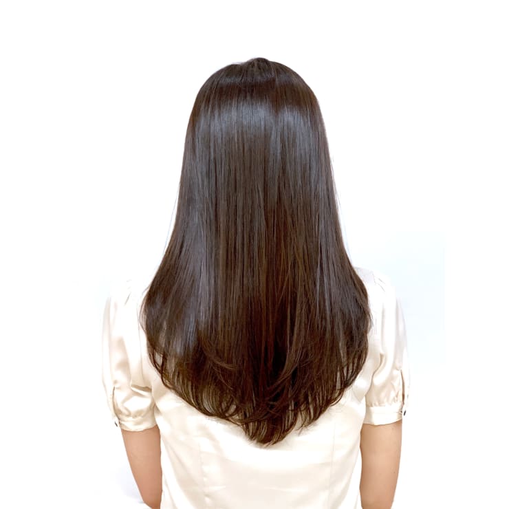 Qualis 黒髪ロングストレート 毛先ワンカール Qualis 上板橋店 クオリスカミイタバシテン のヘアスタイル 美容院 美容室を予約するなら楽天ビューティ