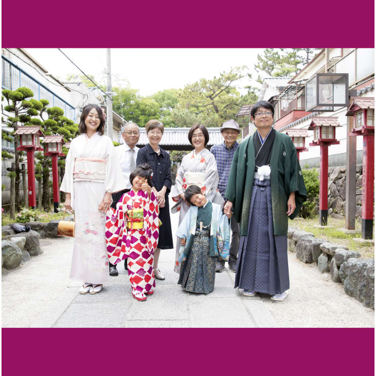 七五三 茨木神社 同行プラン | nico merci(ニコメルシー)のヘア